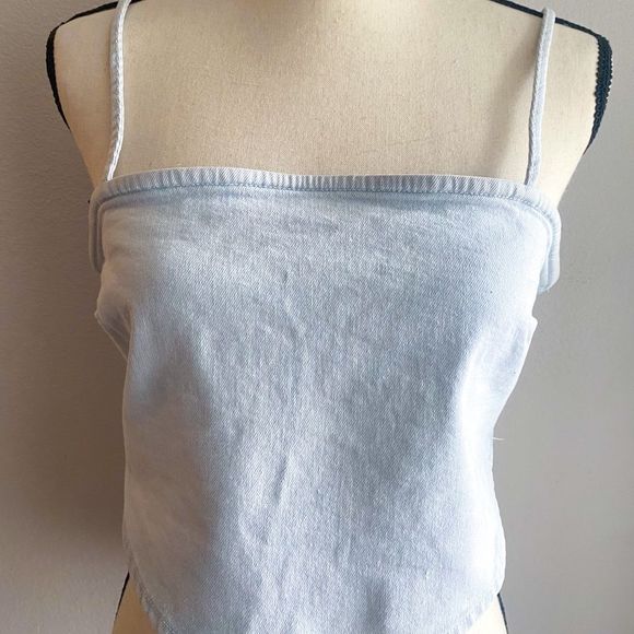 Zara denim bandana top - Picture 3 of 7